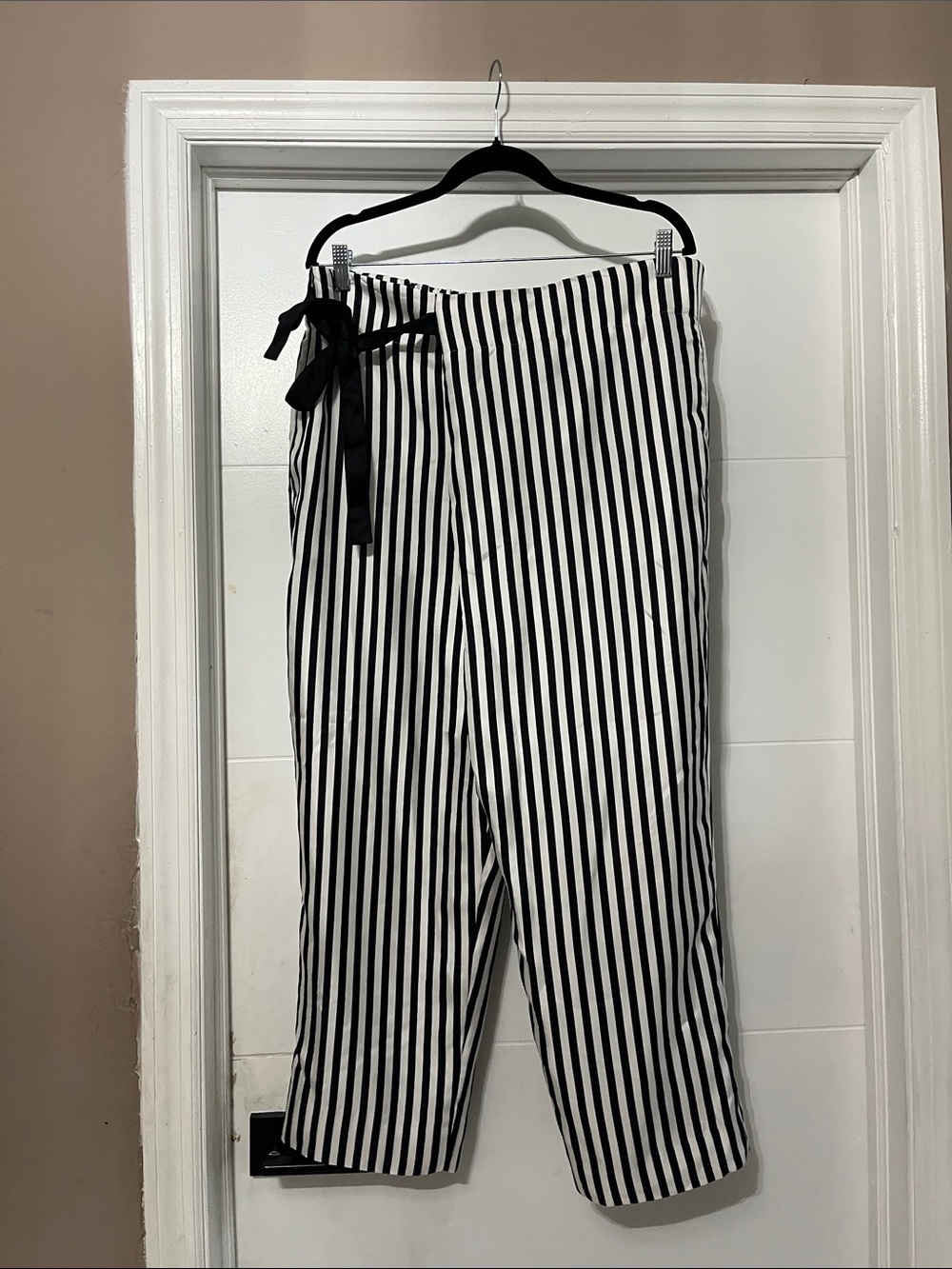 J. Crew Striped Trousers